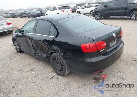 2013 Volkswagen Jetta 2.5L Se из США, поврежденный, VIN 3VWDX7AJXDM421365